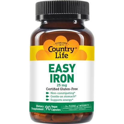 Country Life Easy Iron 25 mg-N101 Nutrition