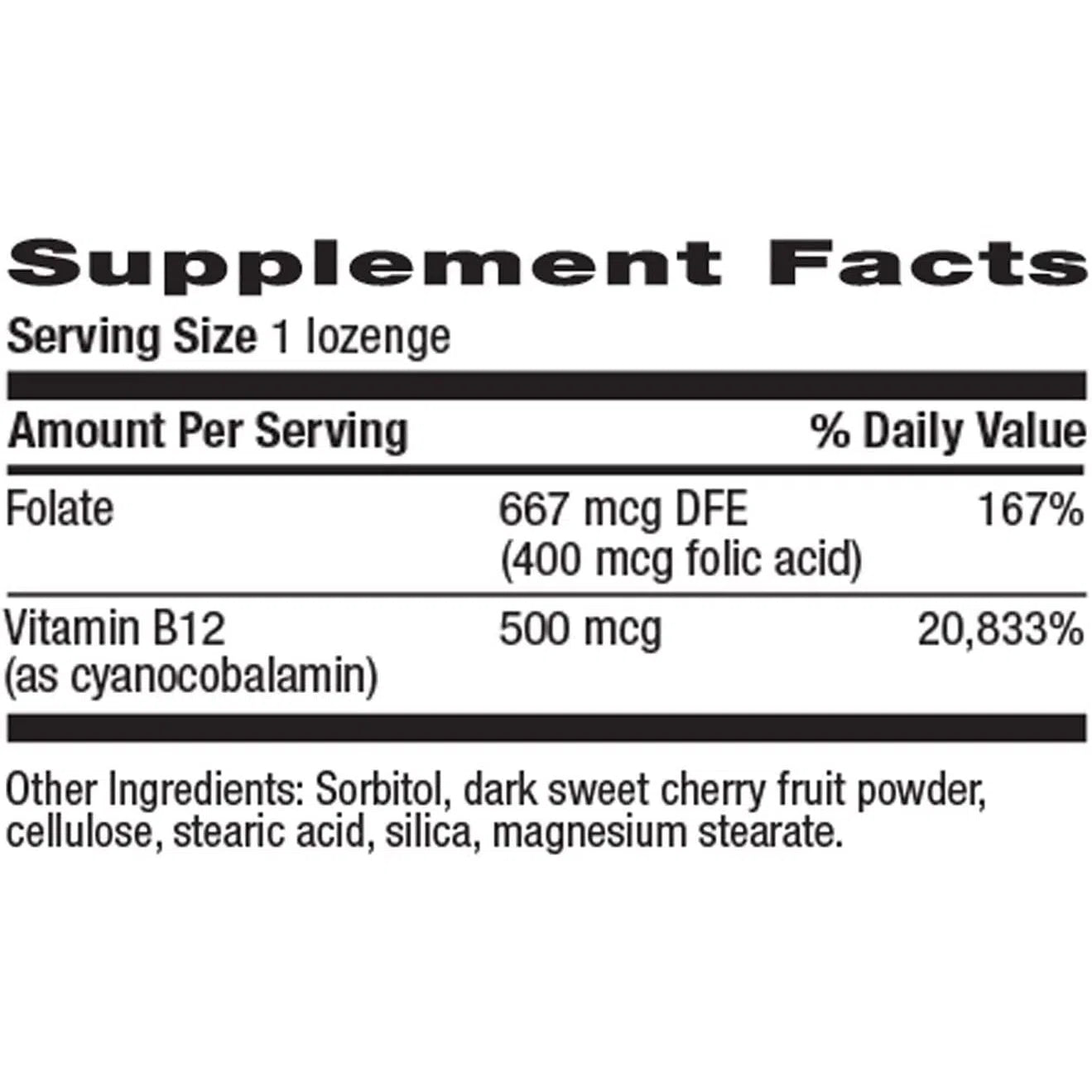 Country Life Vitamin B12 500 mcg-N101 Nutrition