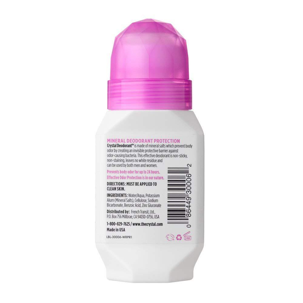 Crystal Mineral Deodorant Roll-On Unscented-N101 Nutrition