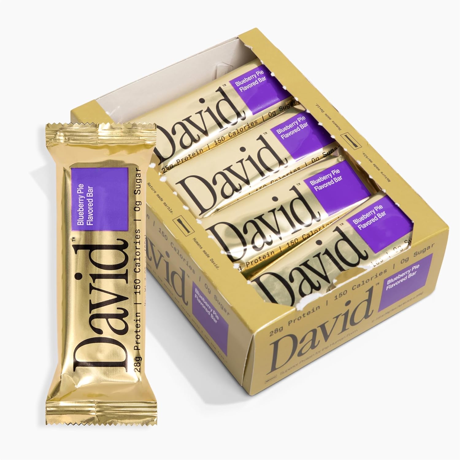David Bar-Box (12 bars)-Blueberry Pie-N101 Nutrition