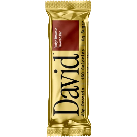 David Bar-Single Bar (58 g)-Fudge Brownie-N101 Nutrition
