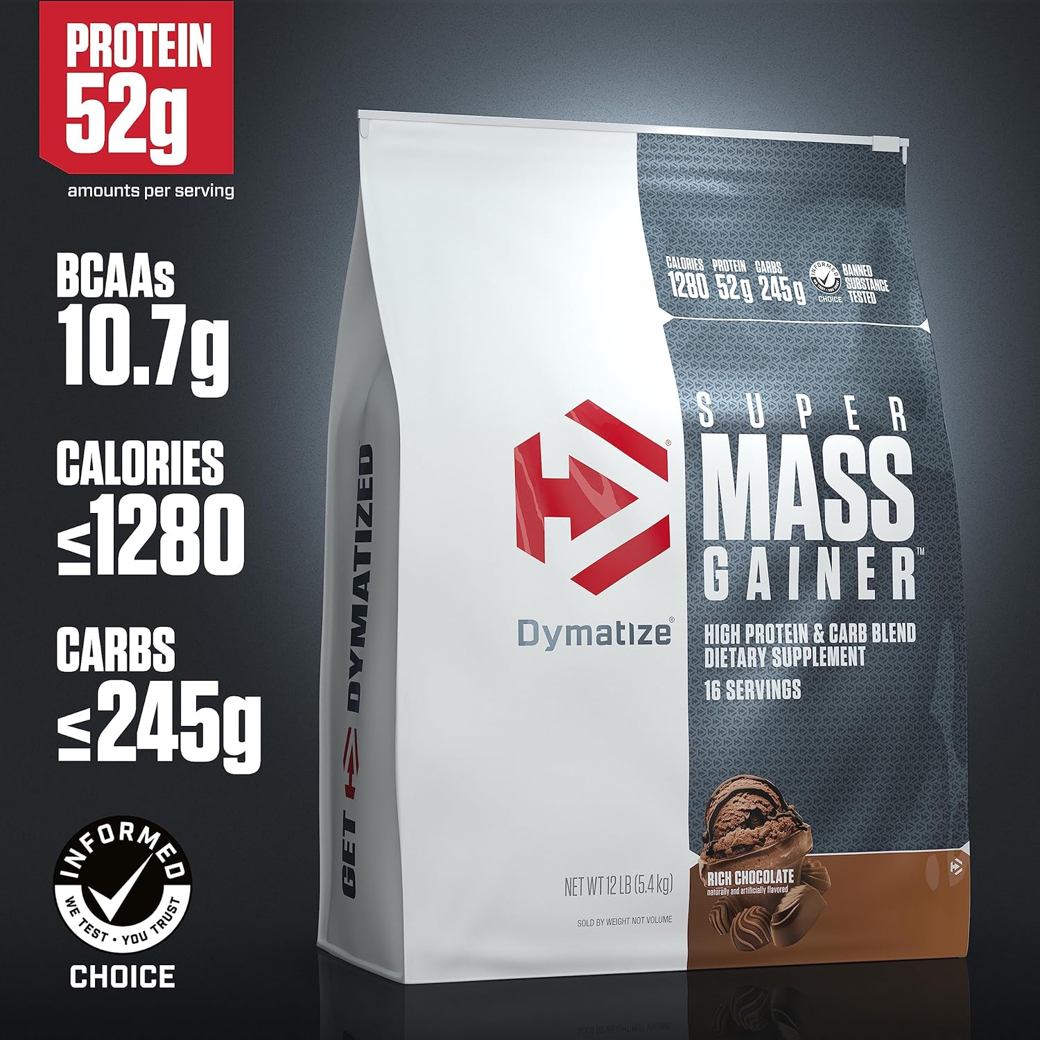 Dymatize Super Mass Gainer-N101 Nutrition
