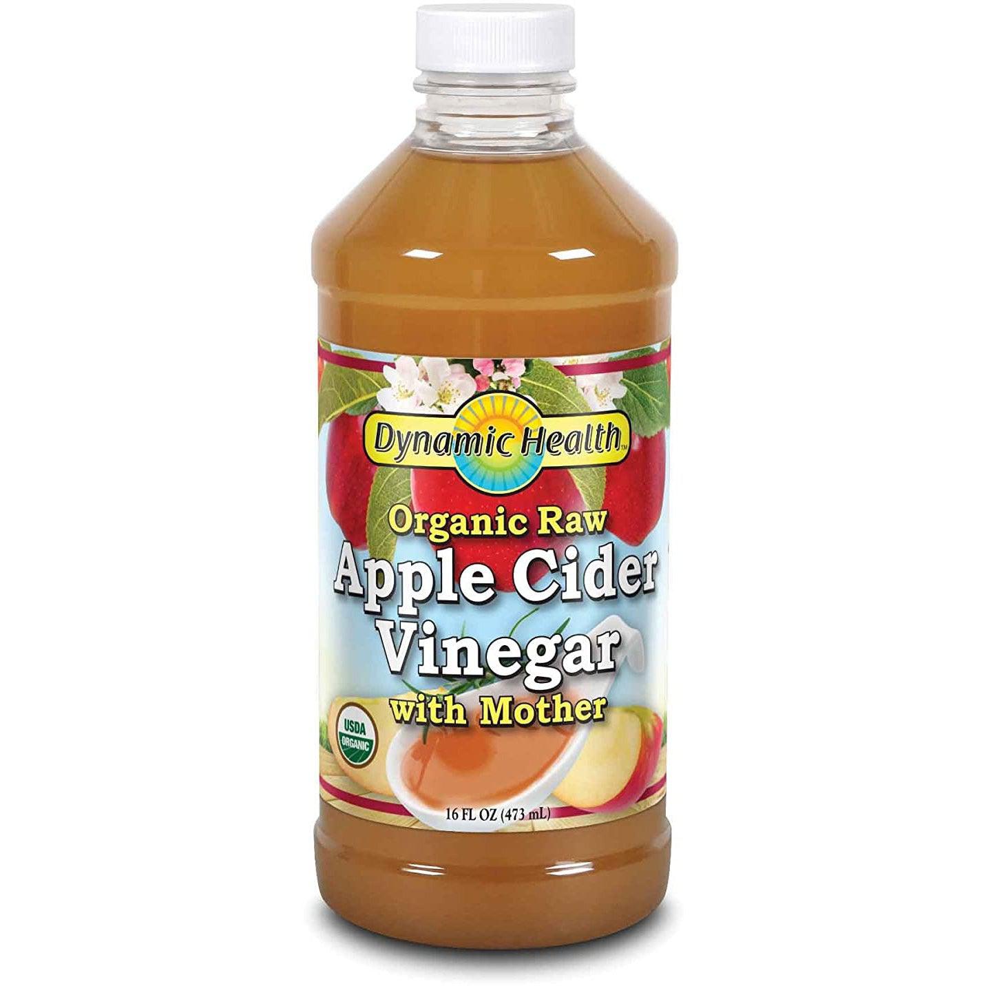 Dynamic Health Apple Cider Vinegar with Mother-16 fl oz (473 mL)-N101 Nutrition