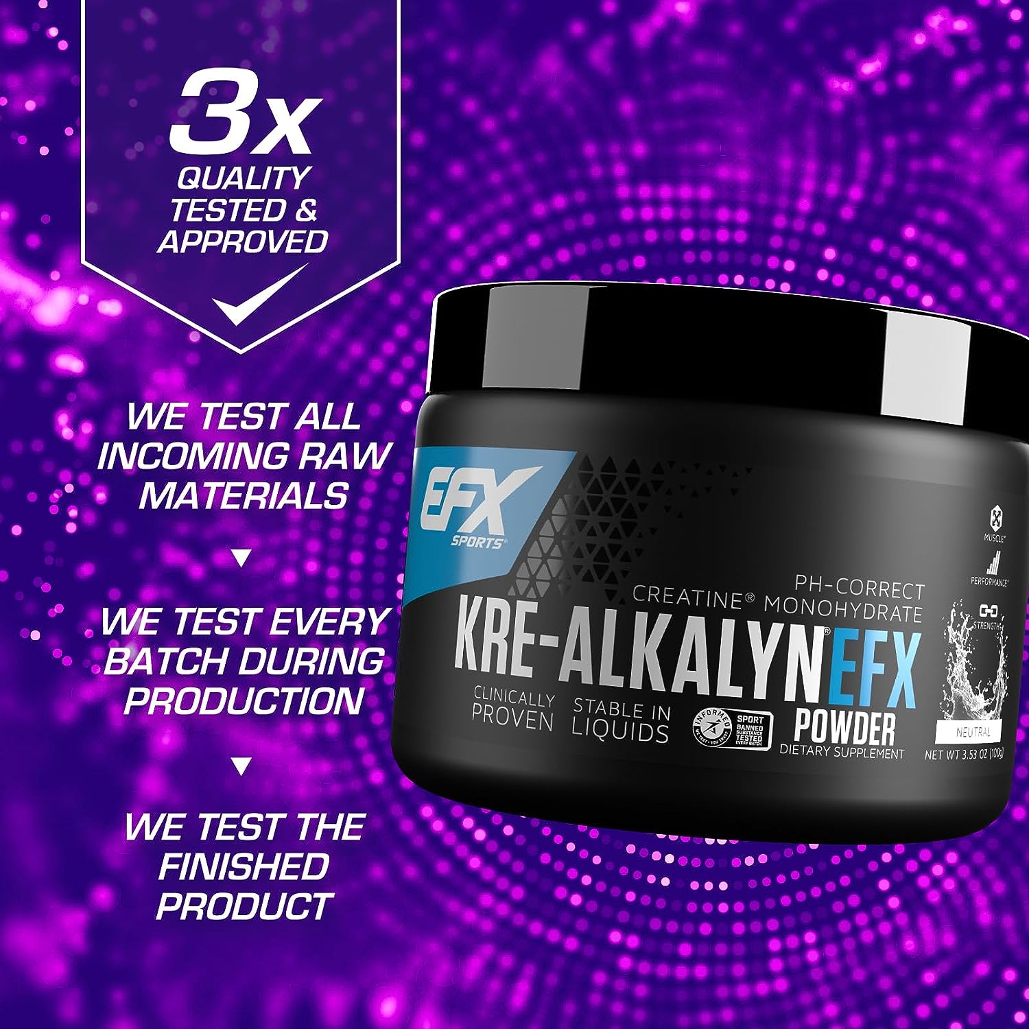 EFX Sports Kre-Alkalyn EFX Powder-N101 Nutrition