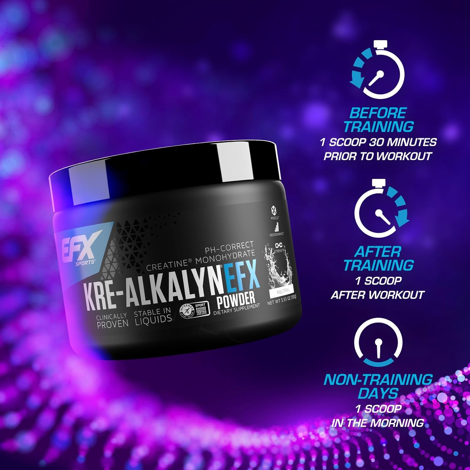 EFX Sports Kre-Alkalyn EFX Powder-N101 Nutrition