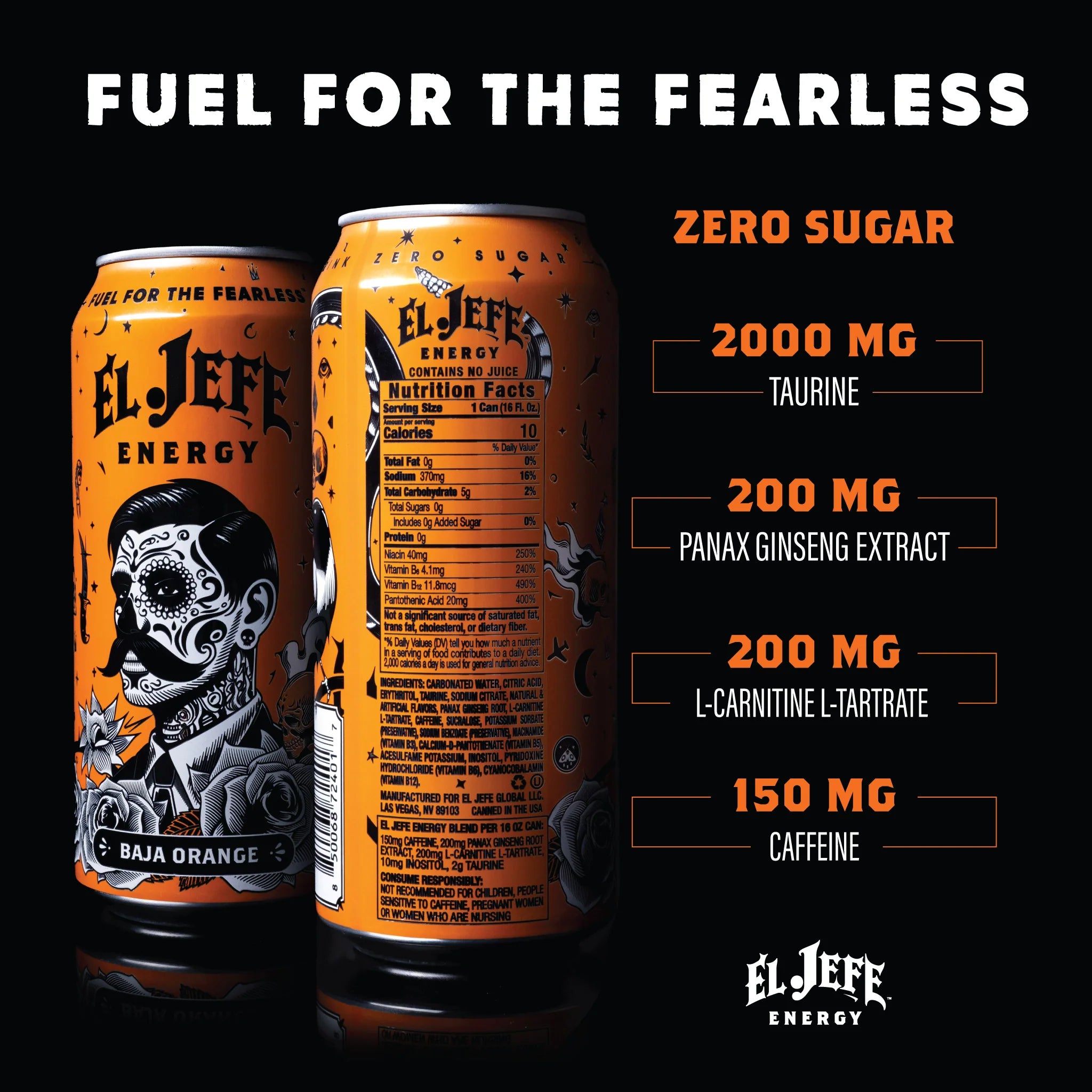 El Jefe Energy Drink-N101 Nutrition