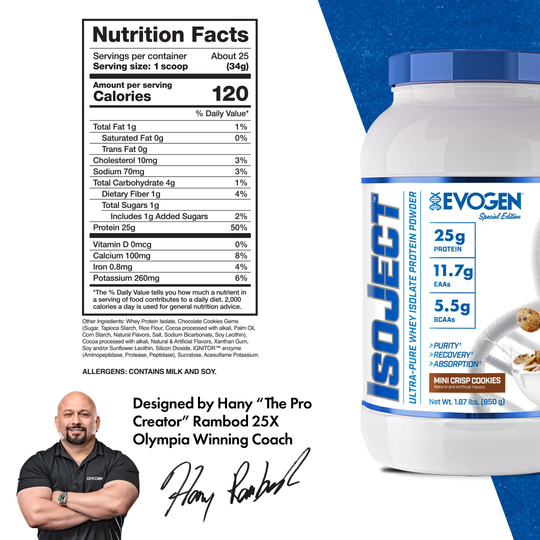 Evogen IsoJect-N101 Nutrition