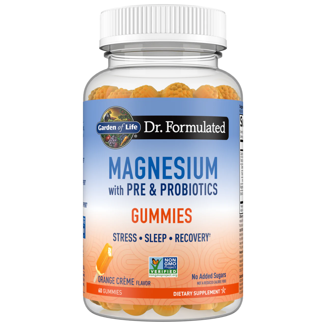 Garden of Life Dr. Formulated Magnesium Gummies with Pre & Probiotics-N101 Nutrition