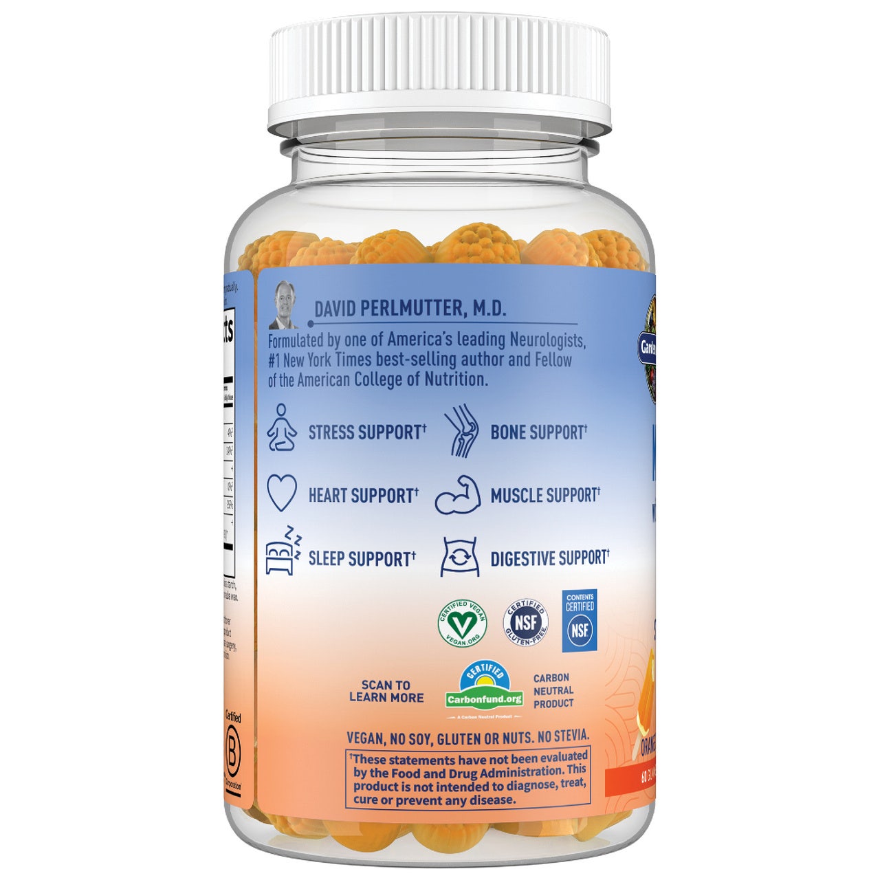 Garden of Life Dr. Formulated Magnesium Gummies with Pre & Probiotics-N101 Nutrition