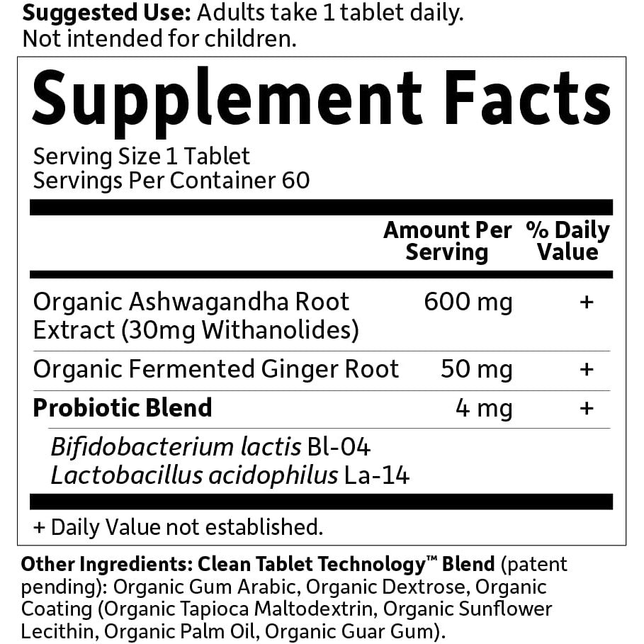 Garden of Life Organics Ashwagandha-N101 Nutrition