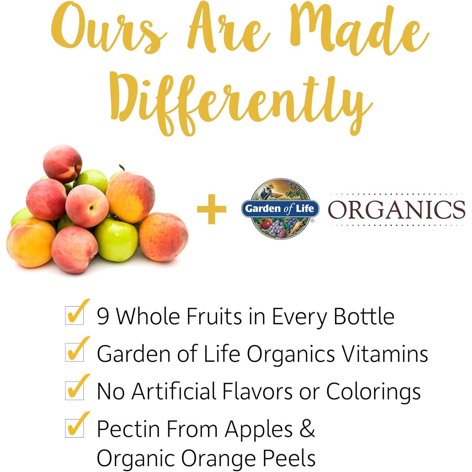 Garden of Life Organics Men's Multi Gummies-N101 Nutrition