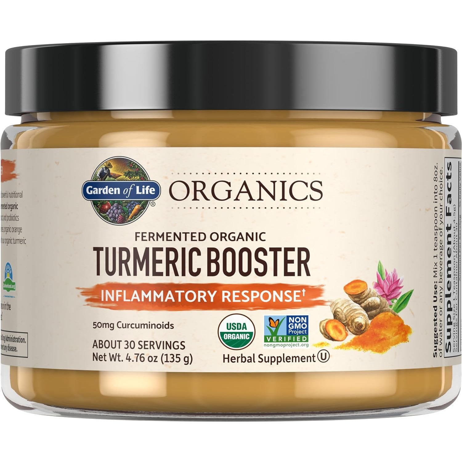 Garden of Life Organics Turmeric Boost Powder-N101 Nutrition