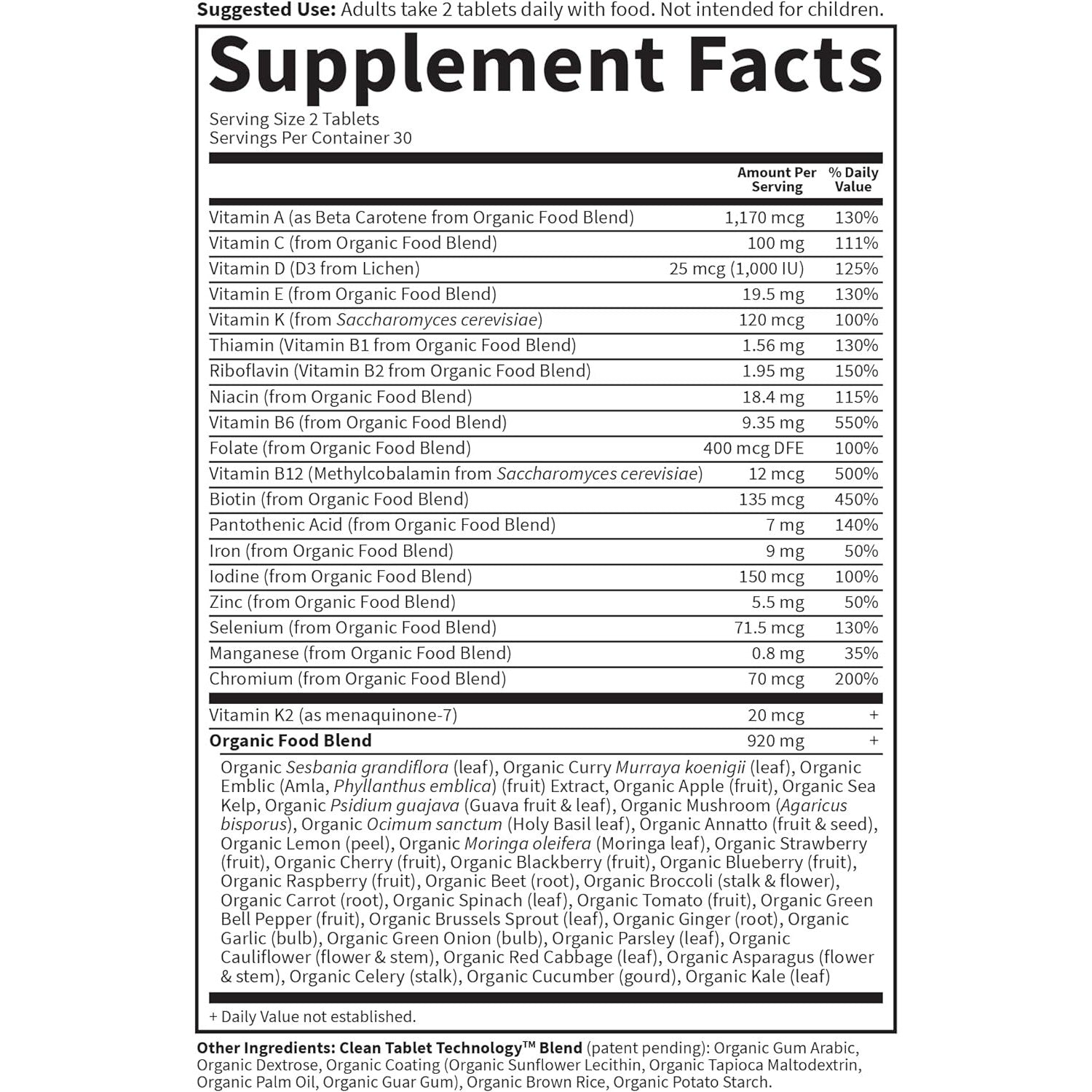 Garden of Life Organics Women's Multi-N101 Nutrition