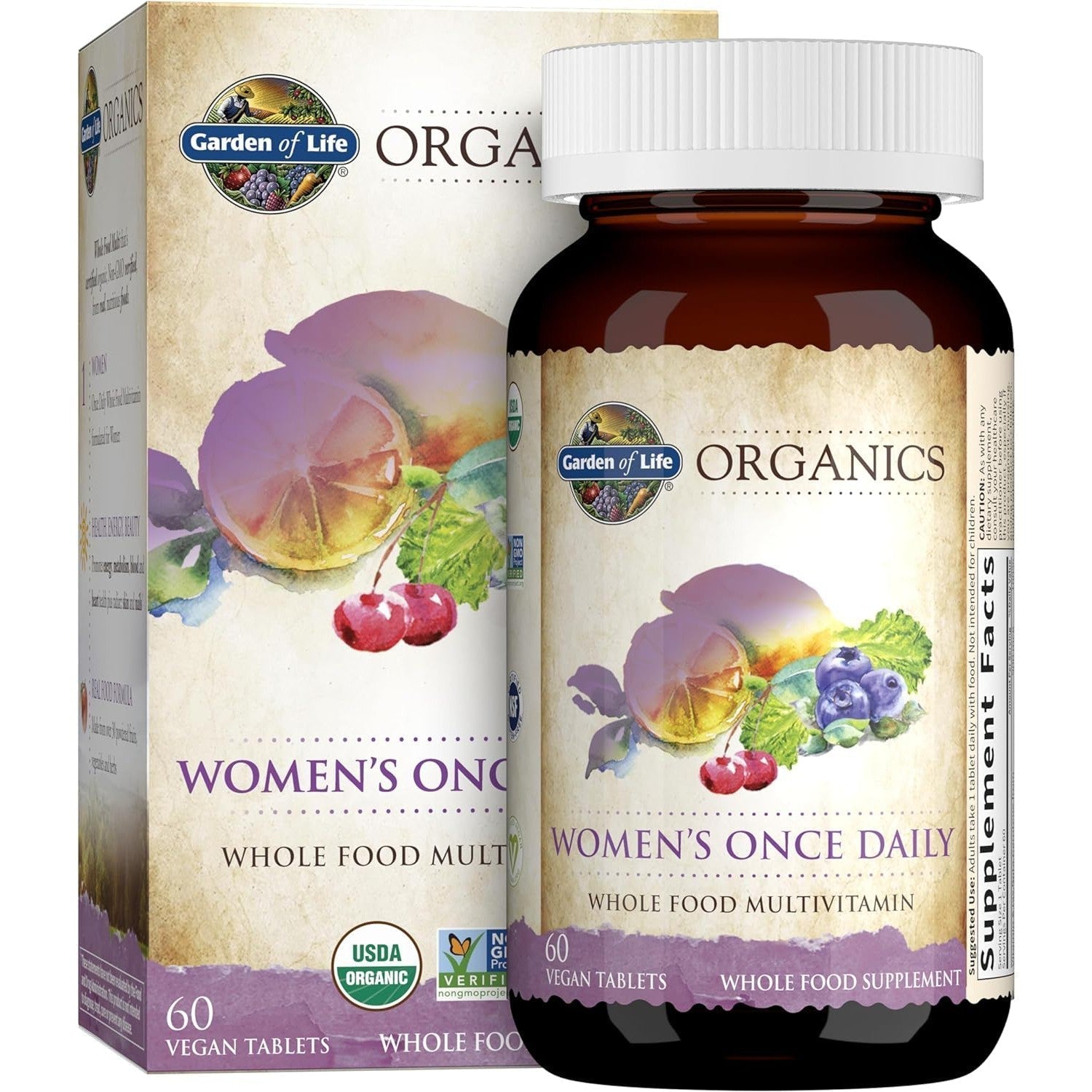 Garden of Life Organics Women's Once Daily Multi-N101 Nutrition