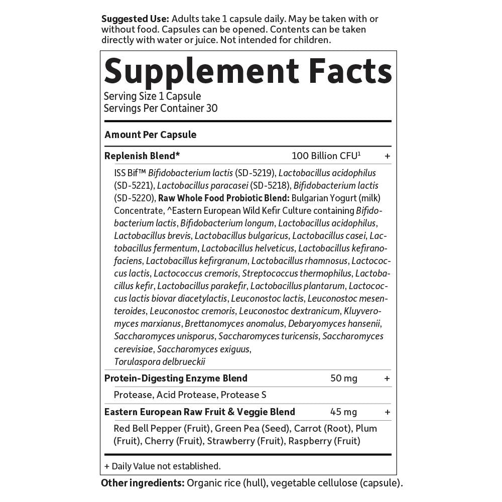 Garden of Life RAW Probiotics Ultimate Care 100 Billion (Shelf-stable)-N101 Nutrition