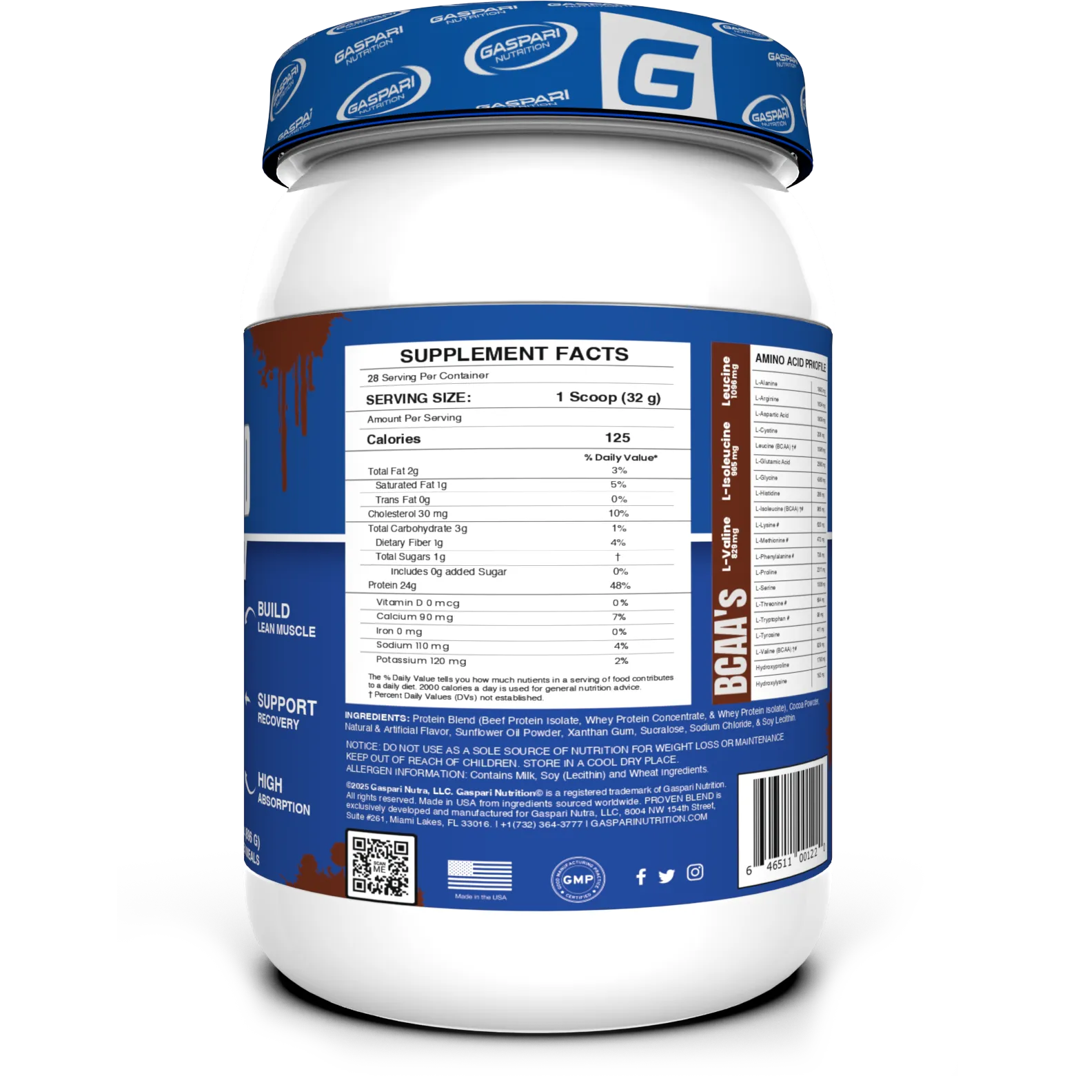 Gaspari Proven Blend Multi-Source Protein-N101 Nutrition