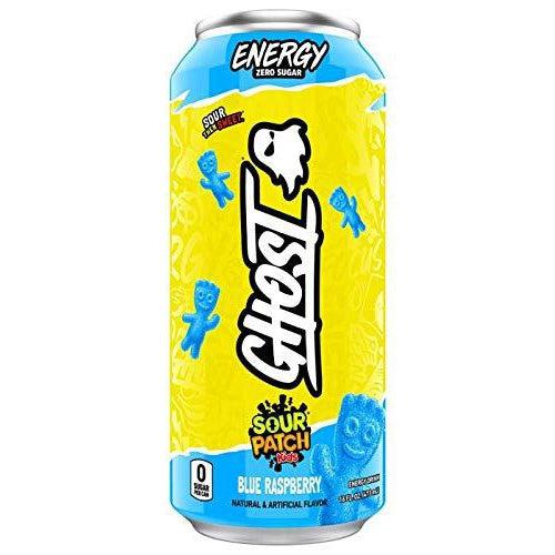 GHOST Energy Drink-Single (16 fl oz)-Sour Patch Kids® Blue Raspberry-N101 Nutrition