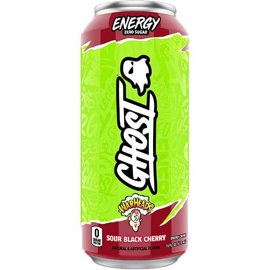 GHOST Energy Drink-Single (16 fl oz)-WarHeads® Sour Black Cherry-N101 Nutrition