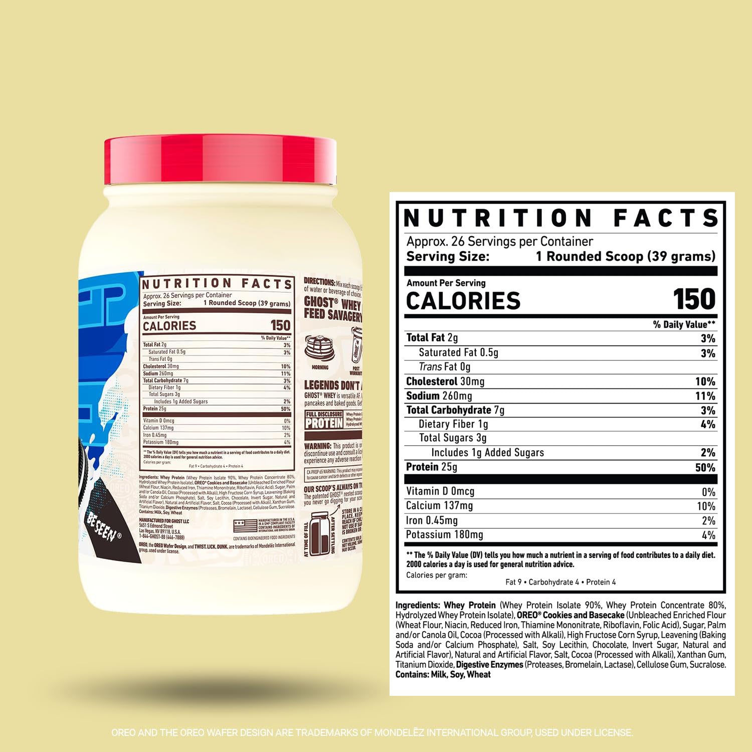 GHOST Whey Protein-N101 Nutrition