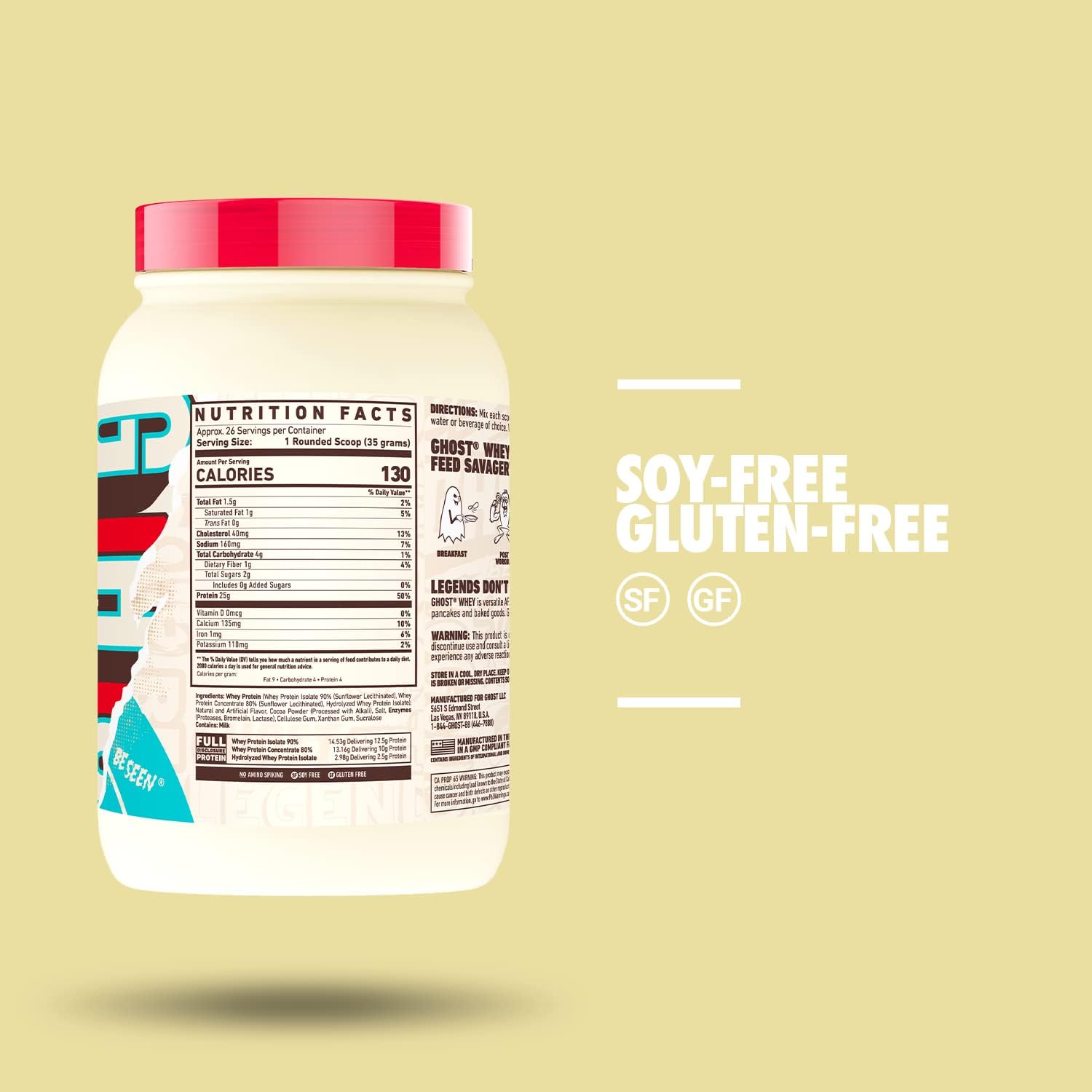 GHOST Whey Protein-N101 Nutrition