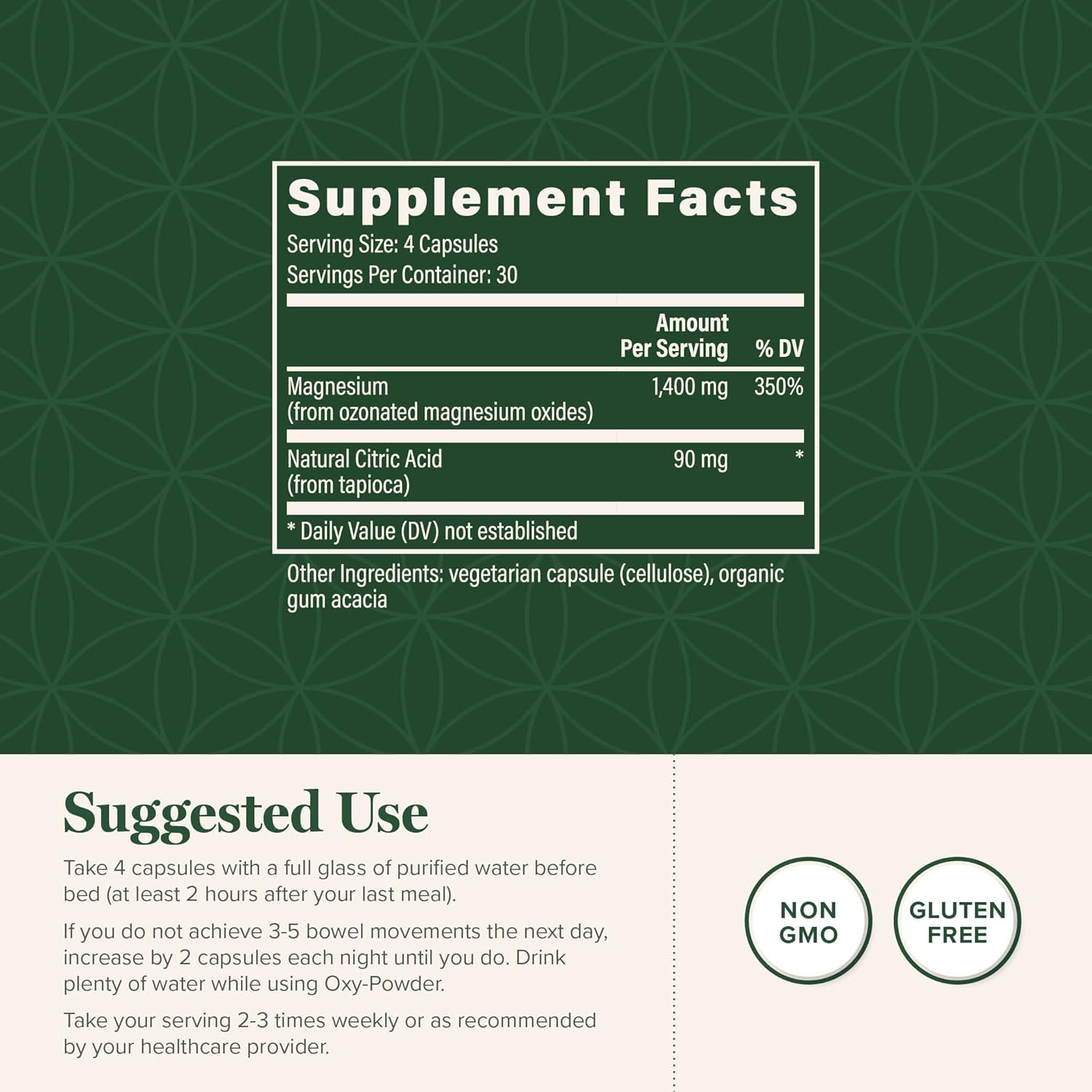 Global Healing Oxy-Powder Natural Digestive Cleanse-N101 Nutrition