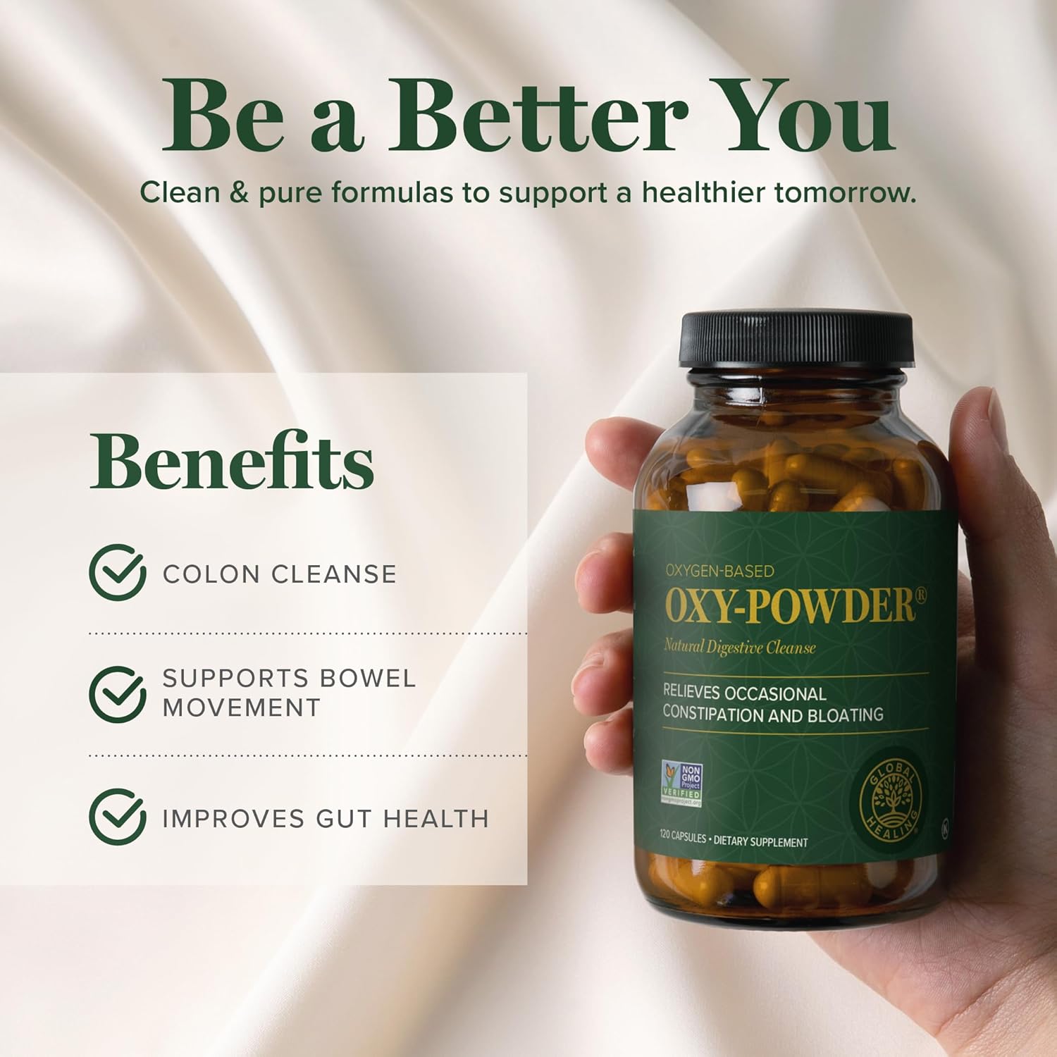 Global Healing Oxy-Powder Natural Digestive Cleanse-N101 Nutrition