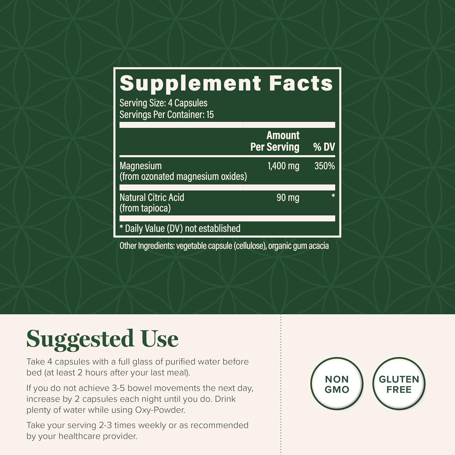 Global Healing Oxy-Powder Natural Digestive Cleanse-N101 Nutrition