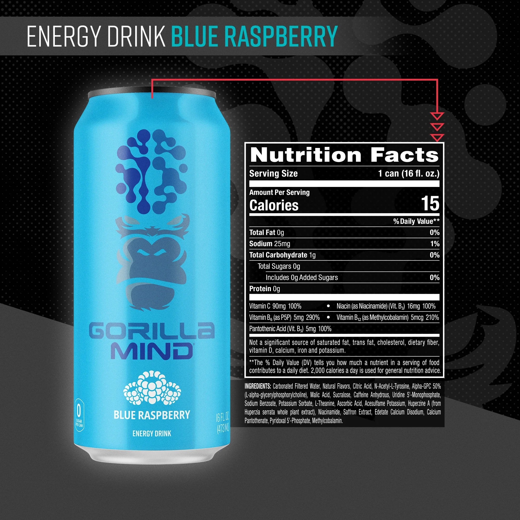 Gorilla Mind Energy Drink-N101 Nutrition