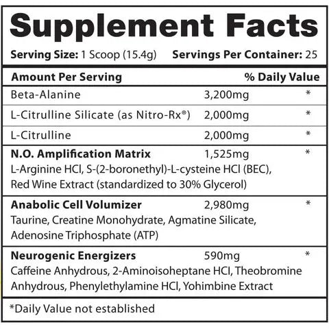 Hi-Tech Pharmaceuticals AMP3D-N101 Nutrition