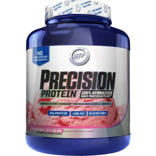 Hi-Tech Pharmaceuticals Precision Protein-5 lbs-Strawberry Ice Cream-N101 Nutrition