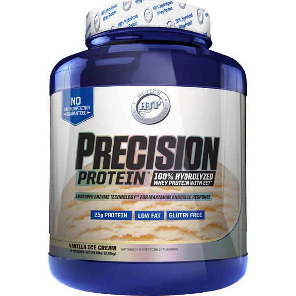 Hi-Tech Pharmaceuticals Precision Protein-5 lbs-Vanilla Ice Cream-N101 Nutrition