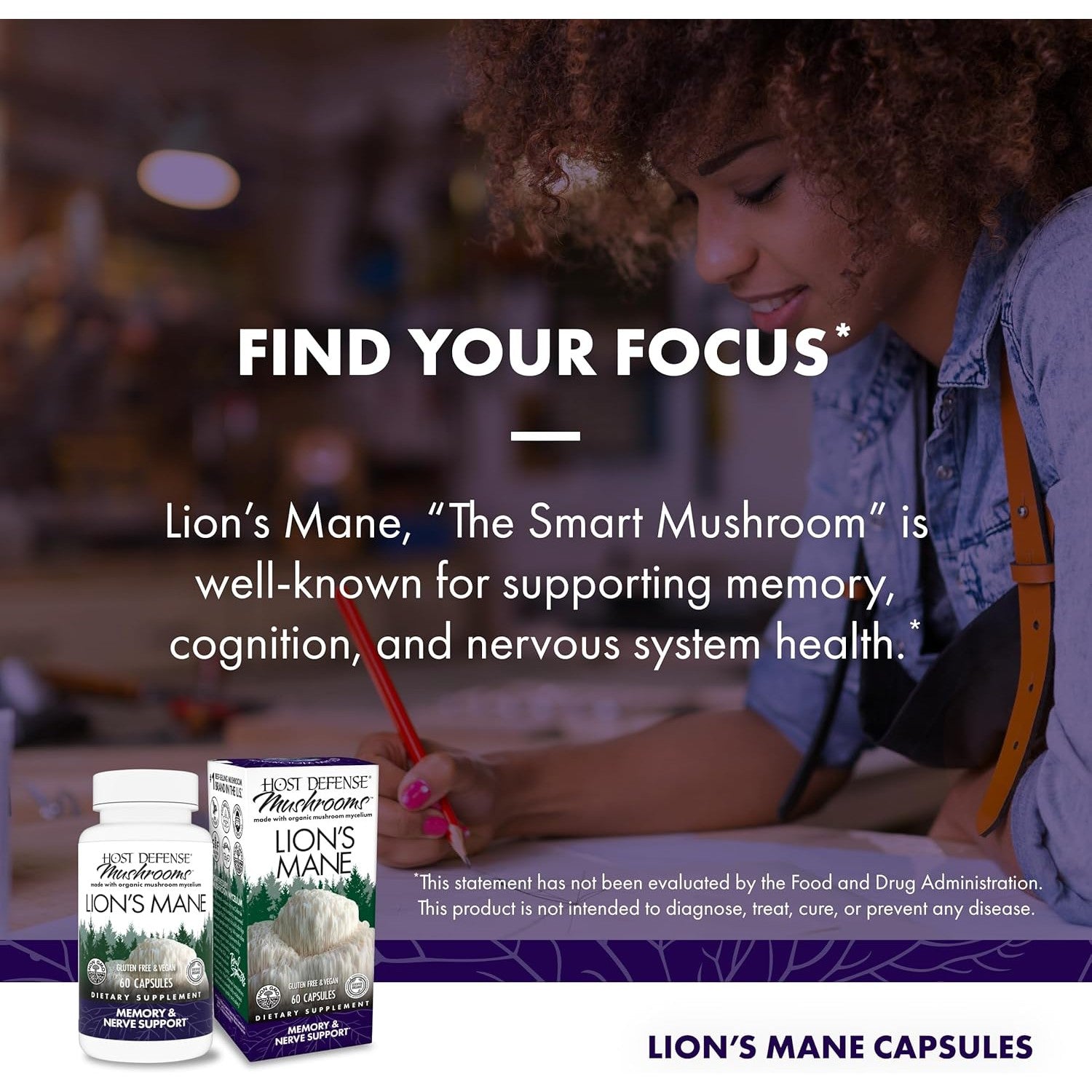 Host Defense Lion's Mane-N101 Nutrition