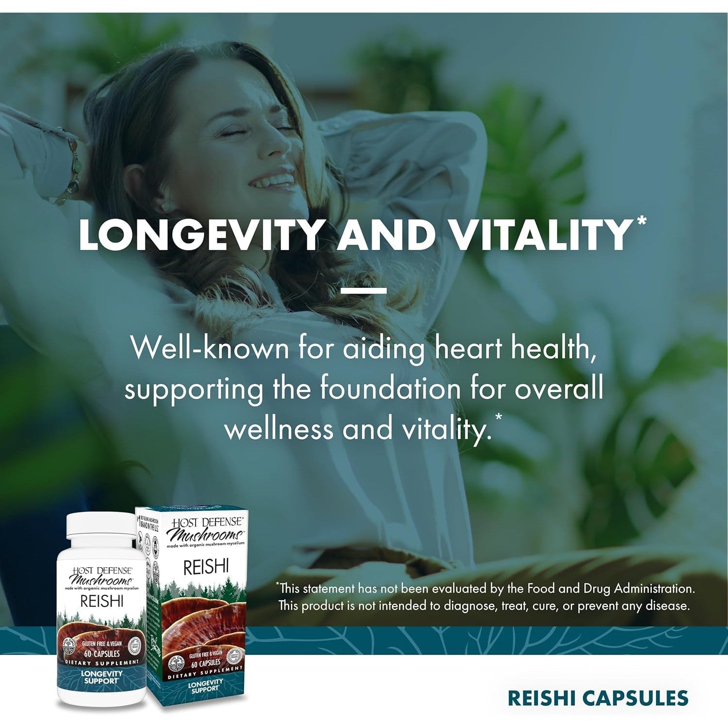 Host Defense Reishi-N101 Nutrition