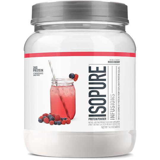Isopure Infusions-16 servings (400 g)-Mixed Berry-N101 Nutrition