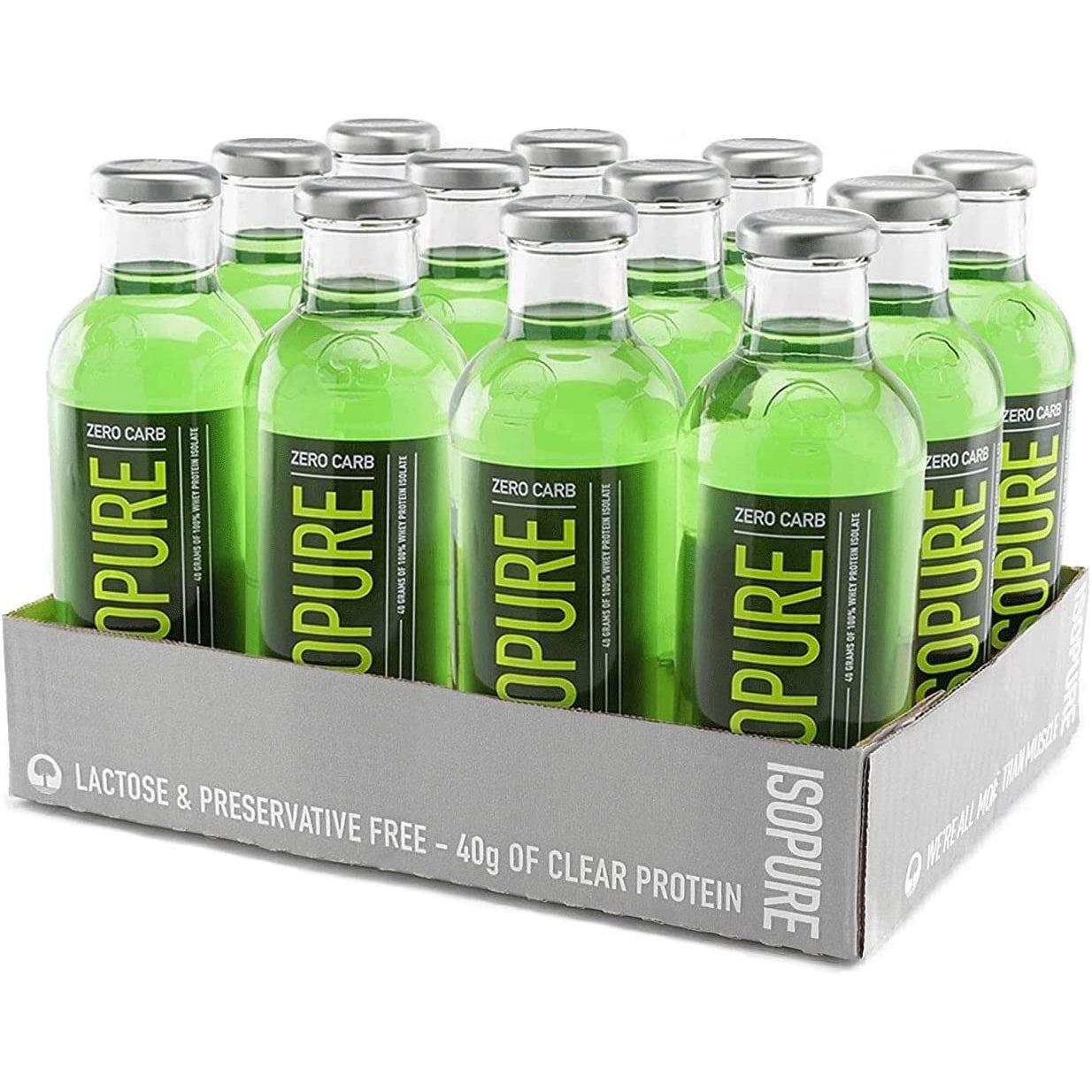 Isopure Zero Carb Protein Drink (Glass Bottle)-Case (12 bottles)-Apple Melon-N101 Nutrition