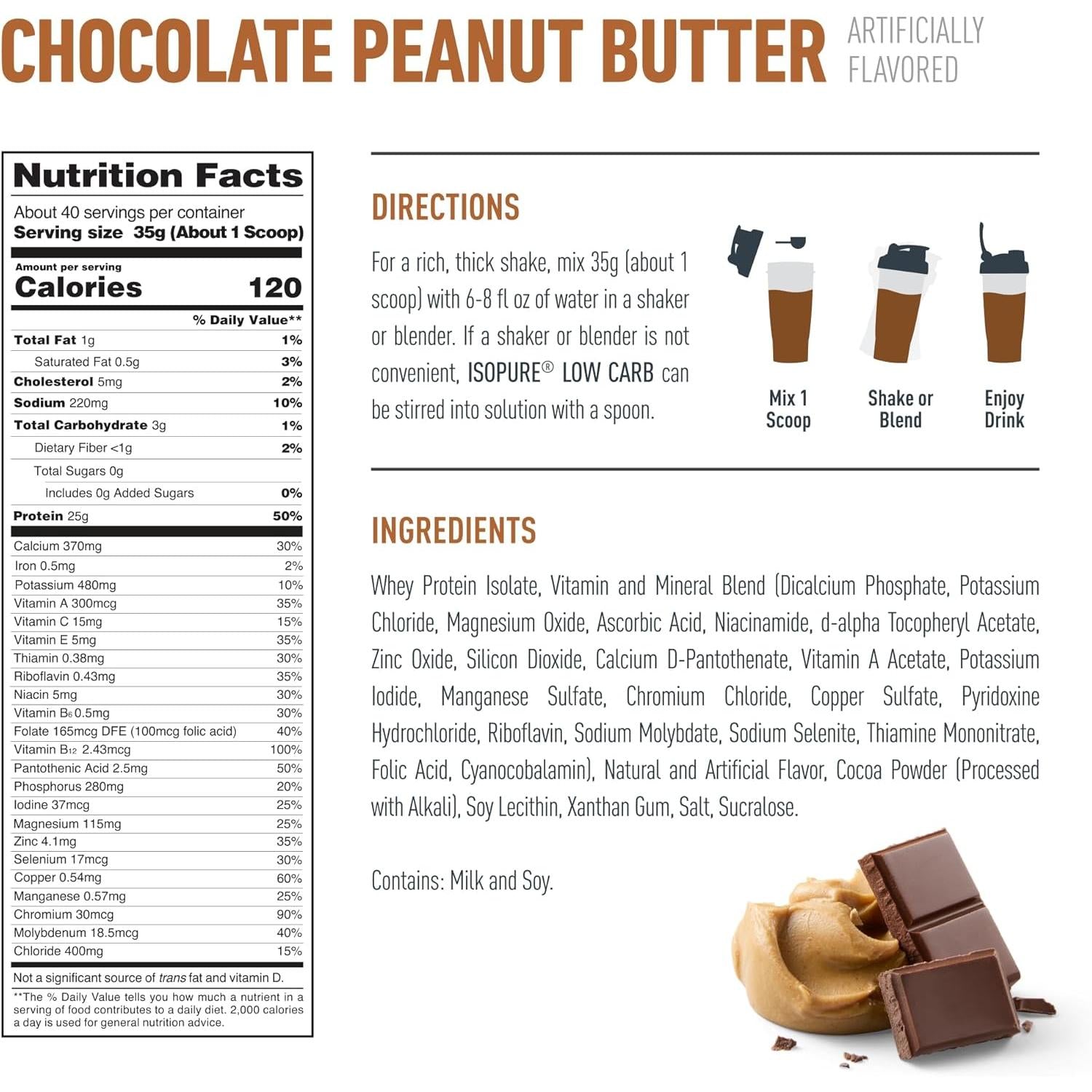 Isopure Zero/Low Carb Protein-N101 Nutrition