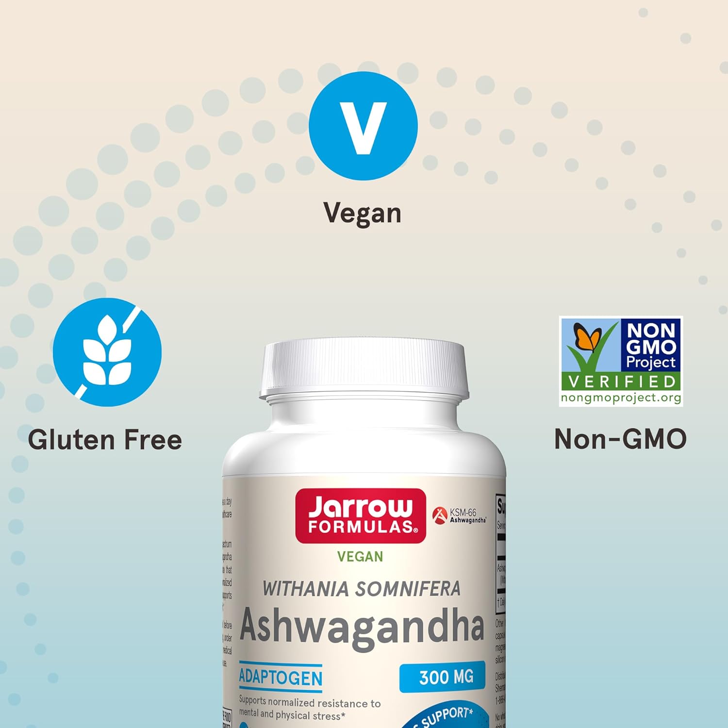 Jarrow Formulas Ashwagandha 300 mg-N101 Nutrition