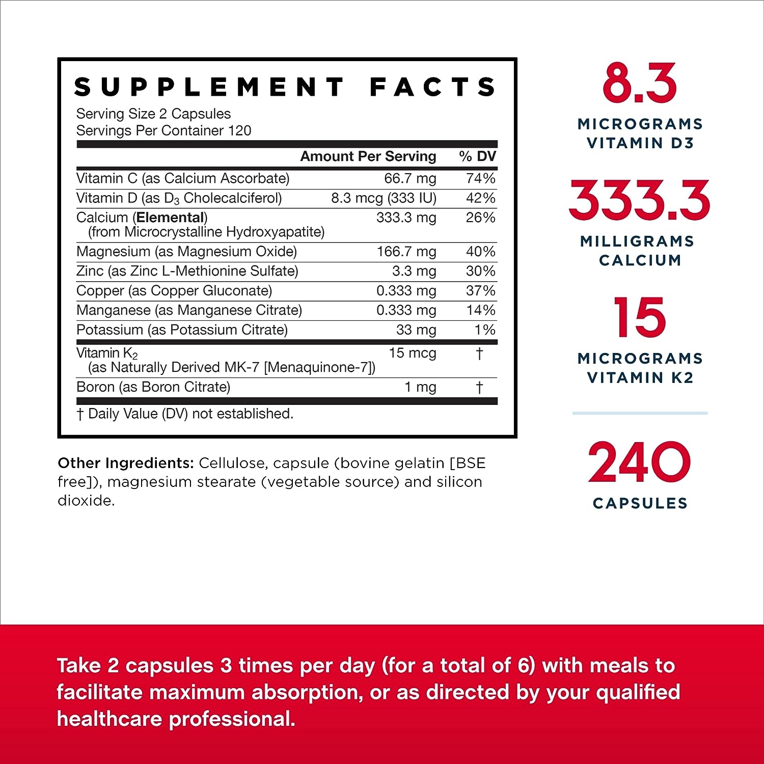 Jarrow Formulas Bone-Up-N101 Nutrition