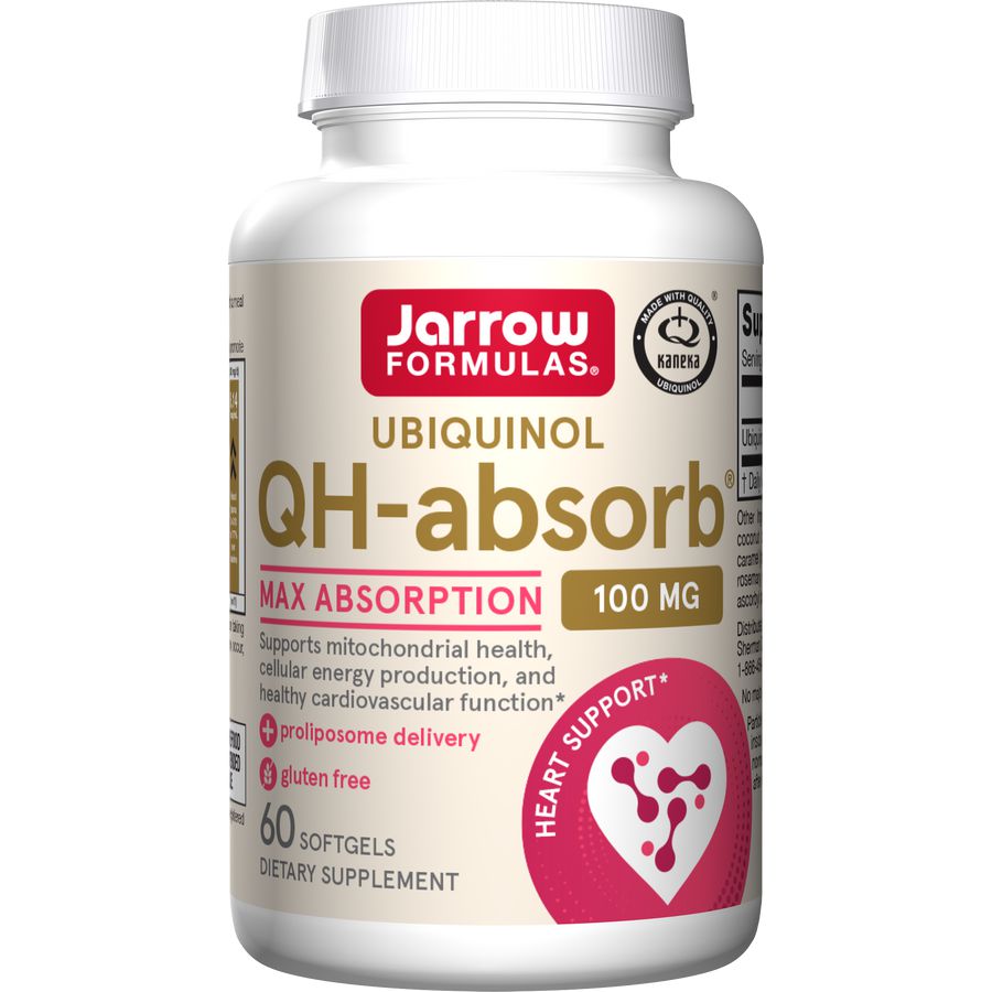 Jarrow Formulas QH-absorb Ubiquinol 100 mg-N101 Nutrition