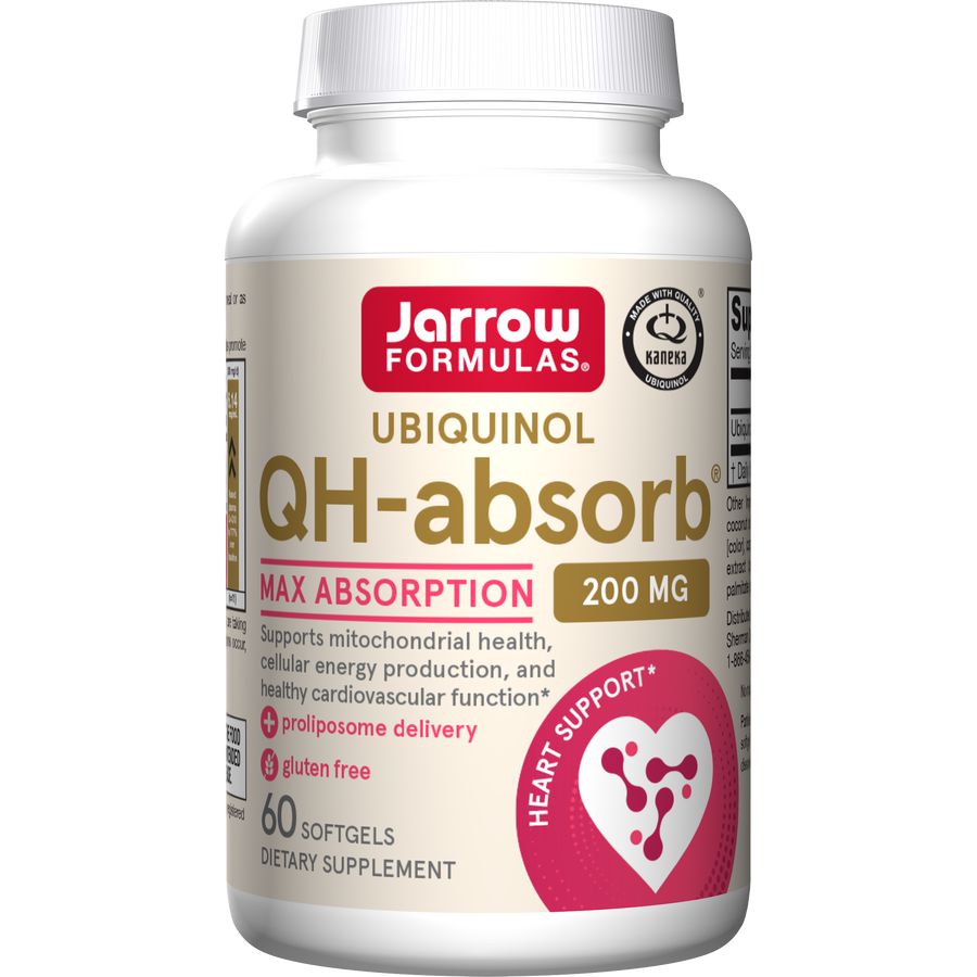 Jarrow Formulas QH-absorb Ubiquinol 200 mg-N101 Nutrition