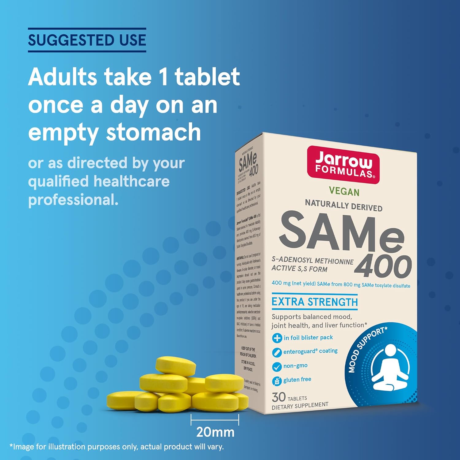Jarrow Formulas SAM-e 400-N101 Nutrition