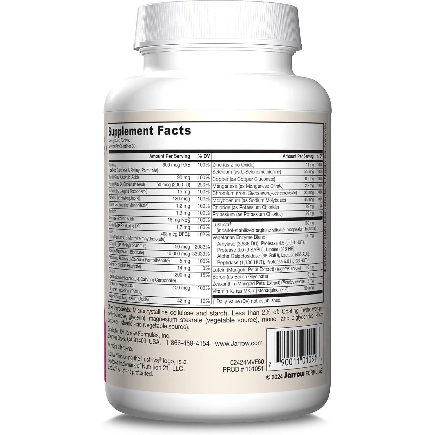 Jarrow Formulas Women's Multi+ High Potency Multivitamin-N101 Nutrition