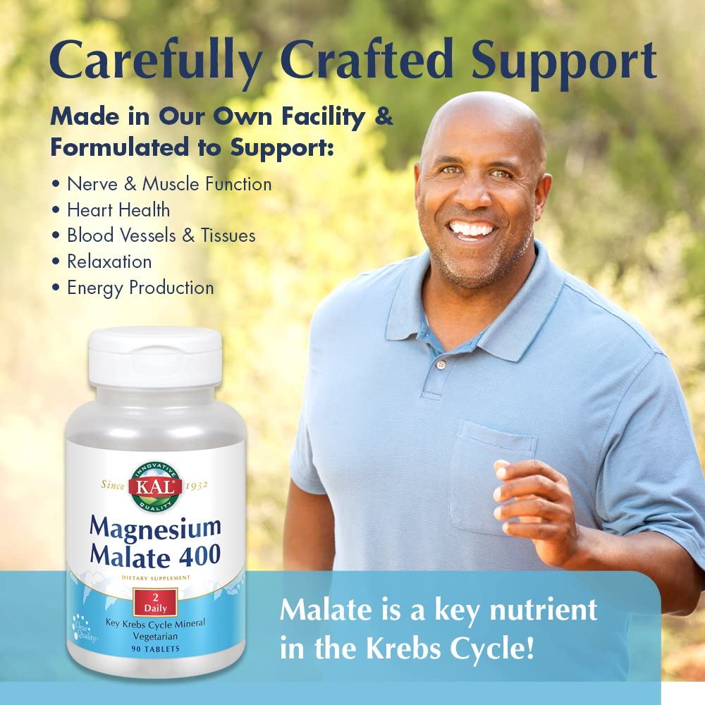 KAL Magnesium Malate 400-N101 Nutrition
