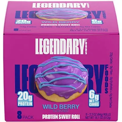 Legendary Foods Protein Sweet Rolls-N101 Nutrition
