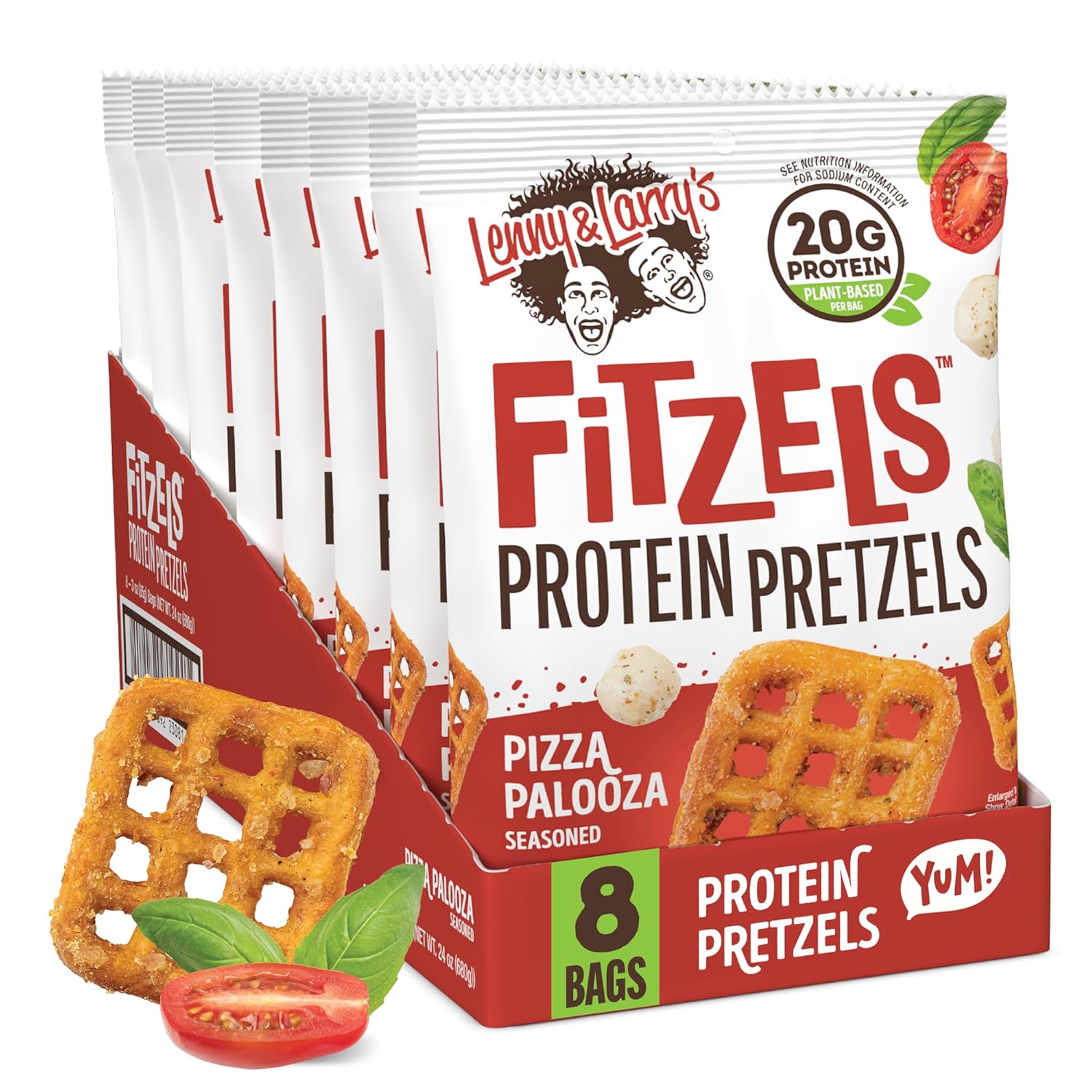 Lenny & Larry's FITZELS Protein Pretzels-N101 Nutrition