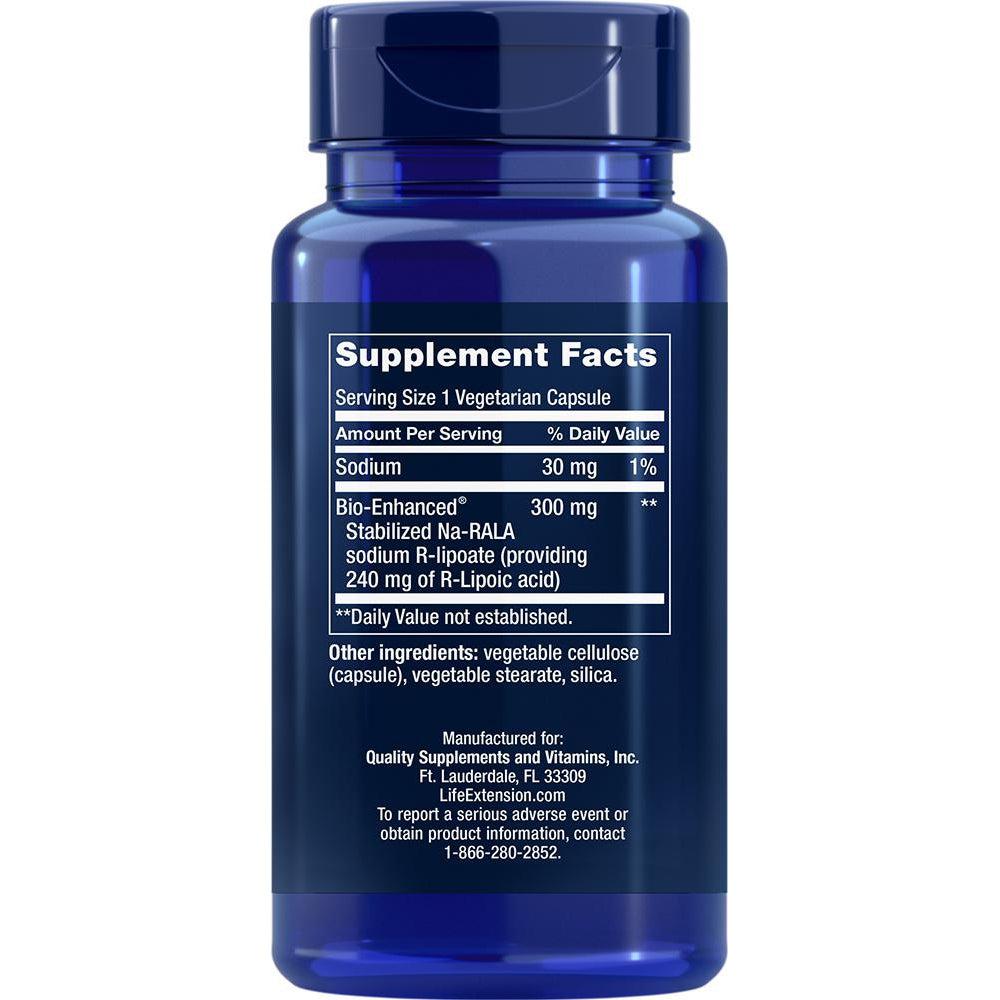 Life Extension Super R-Lipoic Acid 240 mg-N101 Nutrition