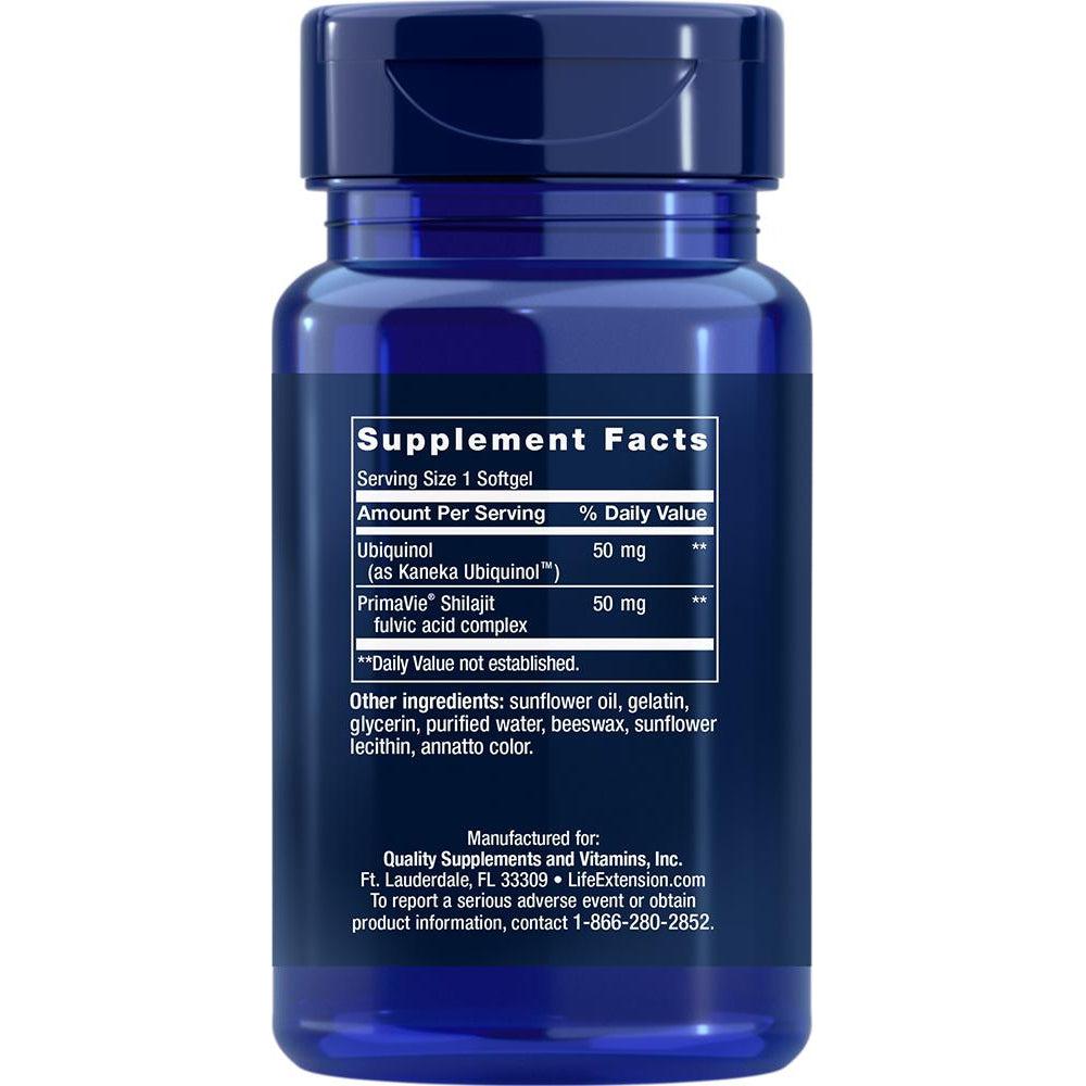 Life Extension Super Ubiquinol CoQ10 with Enhanced Mitochondrial Support 50 mg-N101 Nutrition