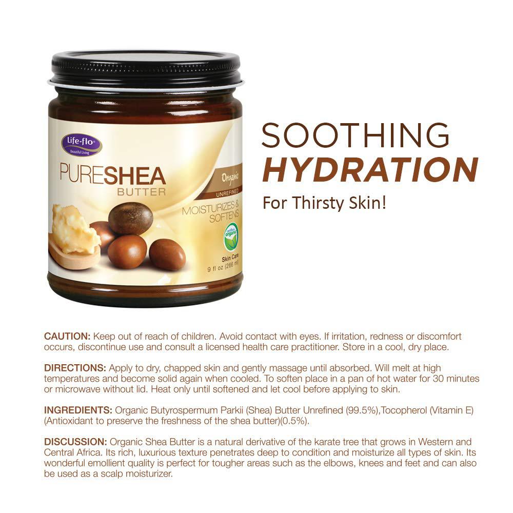 Life-flo Pure Shea Butter-N101 Nutrition