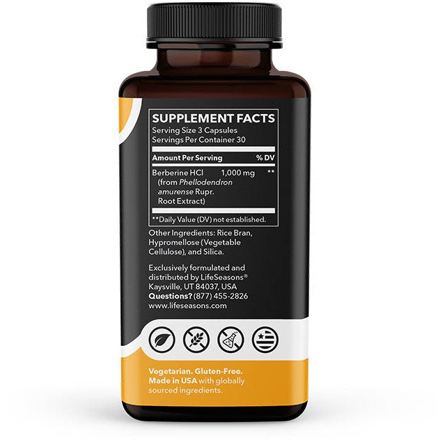 LifeSeasons Berberine 1000 mg-N101 Nutrition