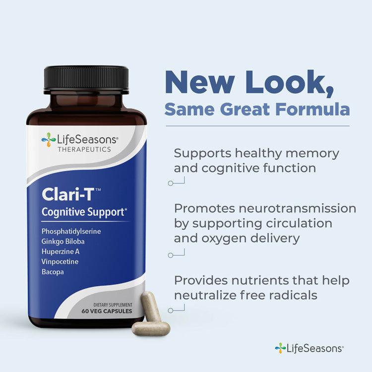 LifeSeasons Clari-T Cognitive Support-N101 Nutrition